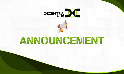 DecentraHub Coin is now listed on the below platforms #blockchain  #gaming #masternode 

WorldCoinIndex
worldcoinindex.com/coin/decentrah…
Cointobuy
cointobuy.io/decentrahub-co…
Cryptocurrency724
cryptocurrency724.com/decentrahub-co…
 CoinMarketCal
coinmarketcal.com/en/coin/decent…
 3Commas
3commas.io/coin-price-cha…
