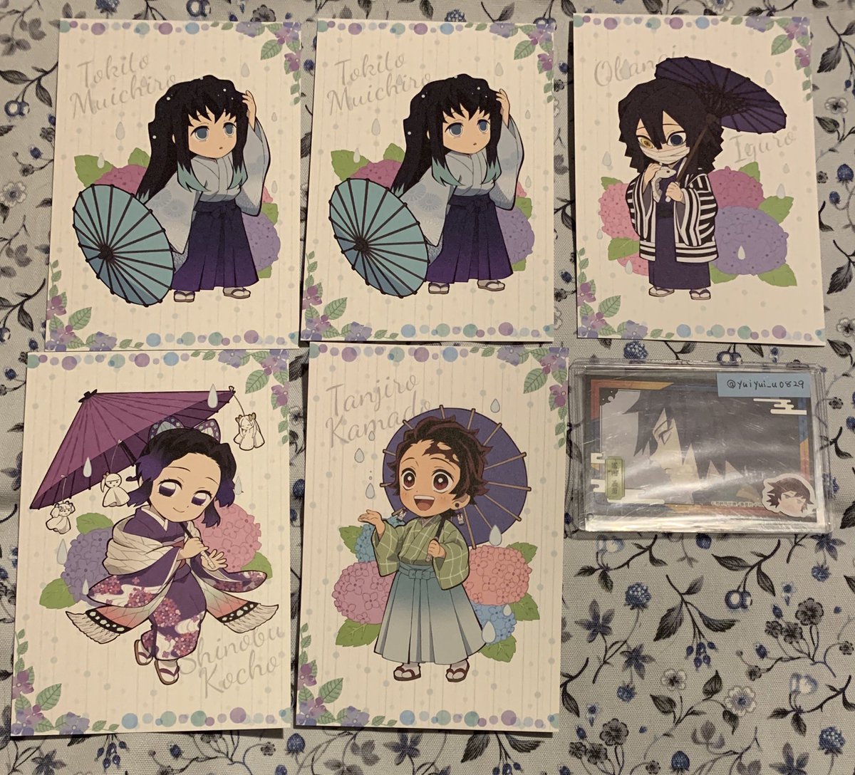 ゆい 原稿中 ツイフィ必読 Fb 画集 最強ジャンプ読了 No Twitter 交換 鬼滅の刃 お祭り 夏祭り 梅雨 ポストカード ポスカ 譲 無一郎 伊之助 炭治郎 悲鳴嶼 伊黒 しのぶ 求 お祭り義勇 郵送希望です よろしくお願い致します