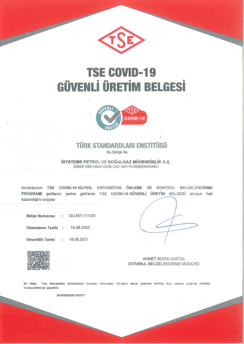 IsystemsI's tweet photo. As a result of the series of evaluations, we were entitled to receive the "COVID-19 Safe Production Certificate".

We will continue to prioritize the health of our business partners and all stakeholders, especially our employees, and to implement our precautions meticulously. https://t.co/kGMQv0hj0r
