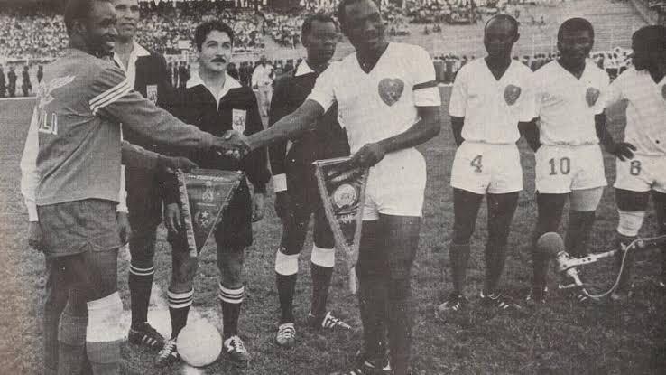 In 1972, some 10 years before the release of Thriller, the Cameroon national team had qualified for the quarter finals of the Africa Nations Cup. As you know, whenever an African team does something decent, we need to have a song. Its just what we do here!