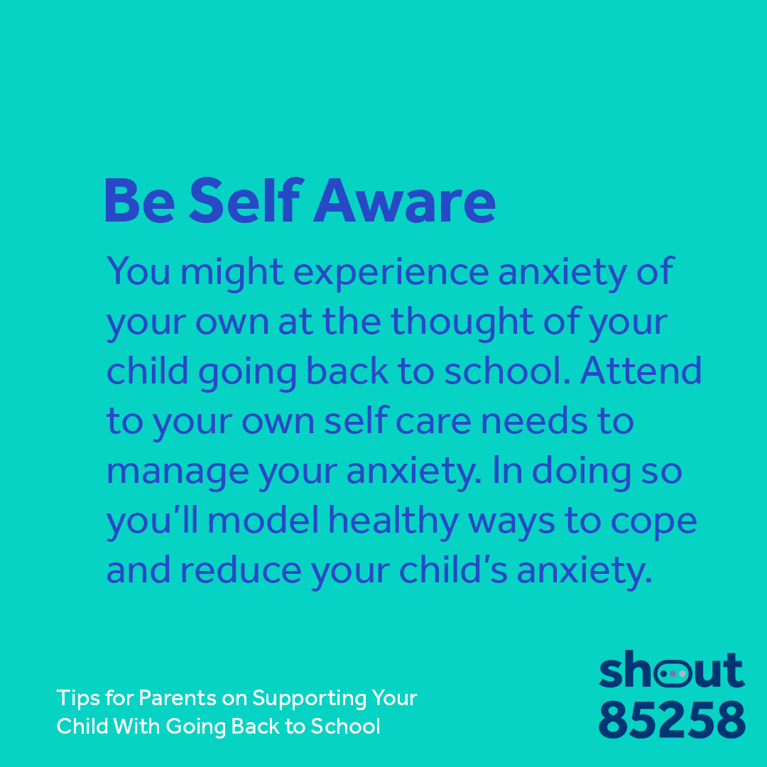MHI_Charity's tweet photo. Feeling unsure how to support your children with going #backtoschool?

 It can be difficult to know what words will bring comfort, here are our top tips for parents to help you have those conversations.  

#Shout85258 https://t.co/5orjvO2nWV
