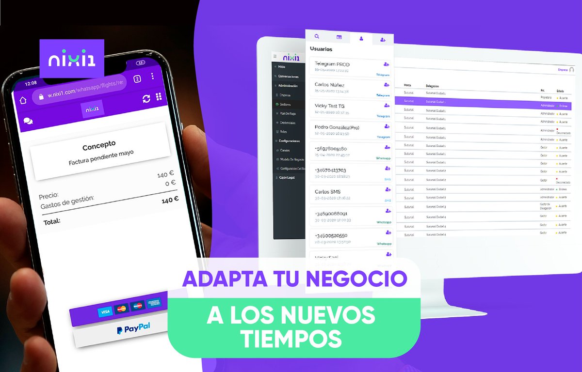 La ausencia de la mayoría de eventos y demás restricciones plantean un nuevo escenario, ¿cómo me relaciono con mis clientes?

elcorreo.com/economia/tu-ec…

Descubre como nuestra plataforma de gestión de conversaciones digitales hará que tu negocio vuelva a coger impulso.