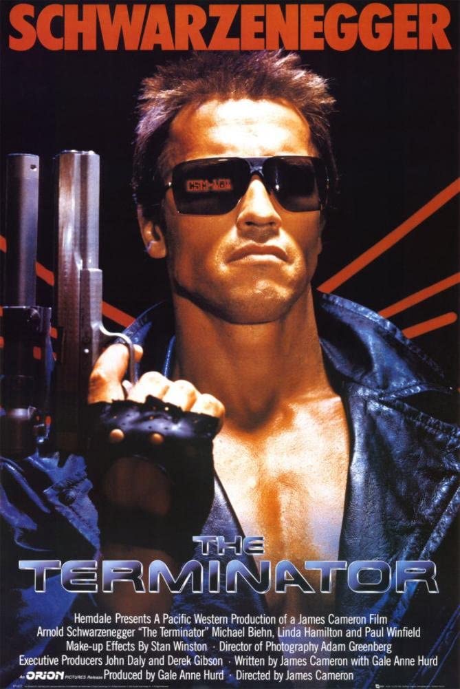 Continuing the thread we have a very intimidating Lupin as The Terminator (1984)