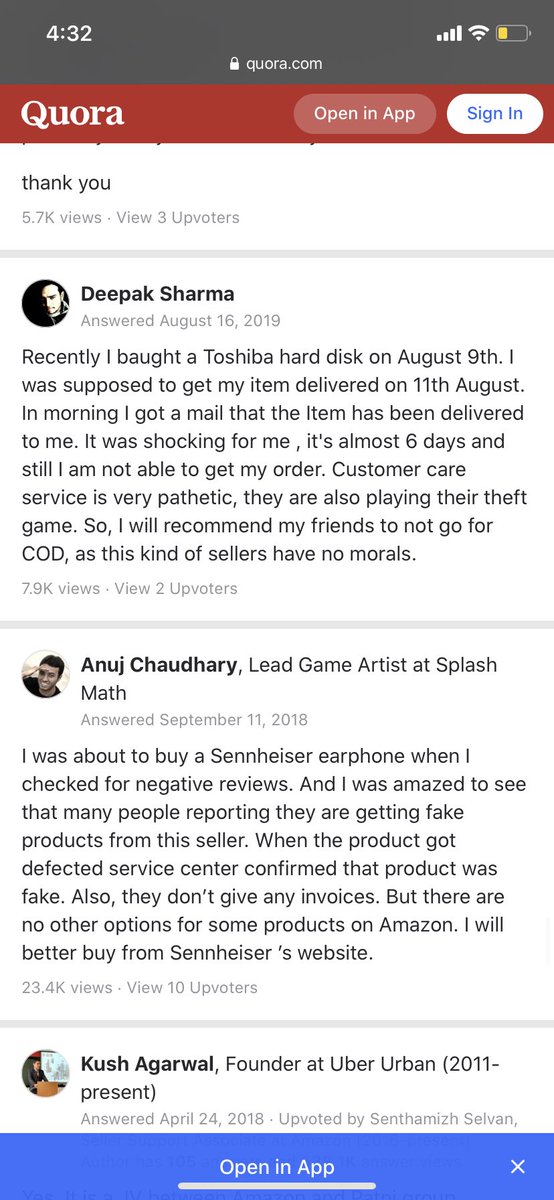 Still no reply from #AmazonIndia on their Appario retail fraud!!!!Is this evidence enough for the authorities to confirm my claim or not!!!!
#boycottamazon <a href="/jagograhakjago/">Consumer Affairs</a> <a href="/JagoGrahakJago_/">Jago Grahak Jago</a>