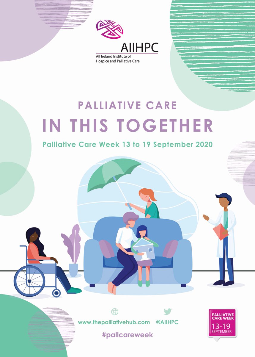 All Ireland Institute of Hospice & Palliative Care (@aiihpc) on Twitter photo Less than three weeks to go to #pallcareweek 13-19 September 2020. Palliative Care: In This Together. Check out resources here bit.ly/2YArnG0 Please contact Bernadette to bpirihi@aiihpc.org to request Less than three weeks to go to #pallcareweek 13-19 September 2020. Palliative Care: In This Together. Check out resources here bit.ly/2YArnG0 Please contact Bernadette to bpirihi@aiihpc.org to request