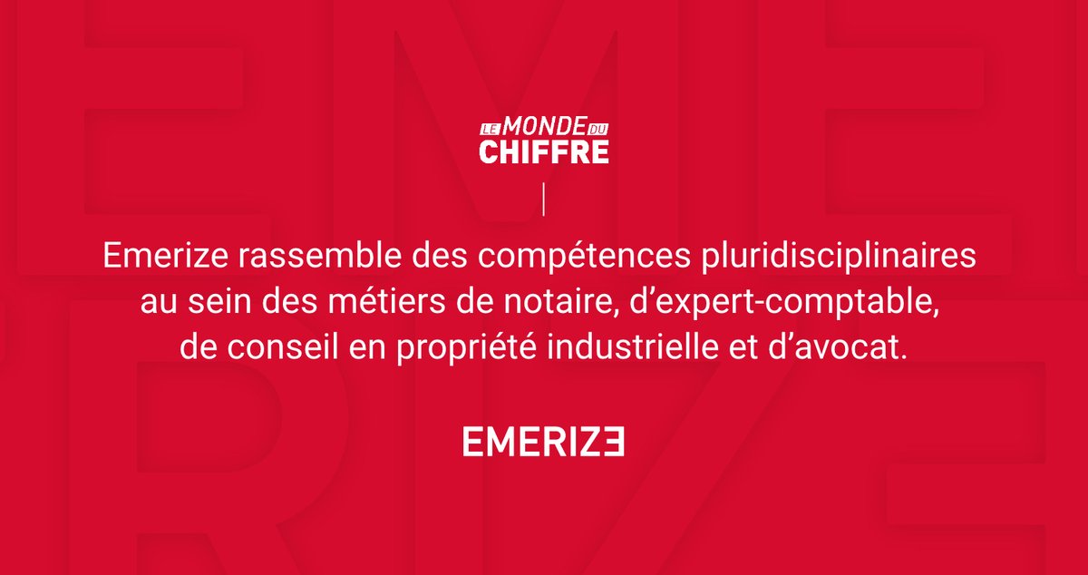 🗞 Les quatre membres fondateurs d'<a href="/Emerize_fr/">Emerize</a> : <a href="/14Pyramides/">14PyramidesNotaires</a>, @BdsAssocies, <a href="/Santarelli_IP/">Santarelli</a>, et <a href="/spring_legal/">SpringLegal</a>,