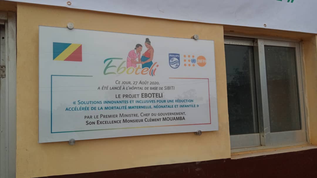 C'est maintenant une réalité!
Ce jour 27 août 2020 a été lancé à l'hôpital de base de #SIBITI le projet #EBOTELI, solutions innovantes &amp; inclusives pr une réduction accélérée de la mortalité maternelle/ néonatale et infantile au 🇨🇬
Le 1er Ministre dévoile la plaque inaugurale.