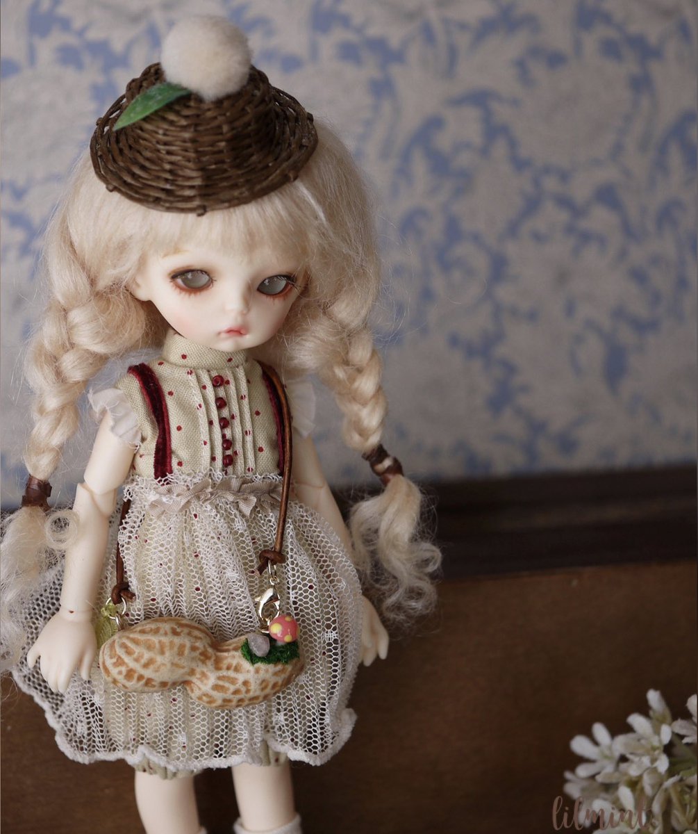lilmintM's tweet photo. ピーナッツ🥜実はもう一個🧡
anne(ハンナちゃん)にも∩^ω^∩
#imda #imdadoll #imdaanne https://t.co/u2f4B2C9ax
