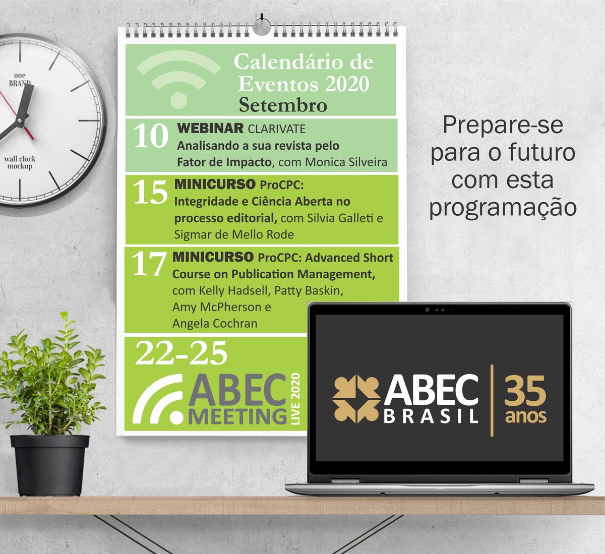 A ABEC Brasil preparou uma programação muito especial para a comunidade científica neste mês de setembro. Além do ABEC Meeting Live 2020 – 35 anos de ABEC Brasil e sua vasta gama de atividades, teremos um webinar e dois minicursos.
Saiba mais: mla.bs/c18013d3
#ABECMeeting
