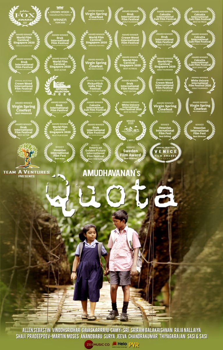 imKBRshanthnu's tweet photo. Here's #Poraadu A Thought - Provoking Single of Award-winning #QUOTA

Congrats Team!

https://t.co/uxHj0me6b0

#Quotasingletrack

@Amudhavananoffl @Teamaventures @quotaofficial @paatukaaran @actorchella @NareshMadeswar @ZeeMusicCompany @siva_raghavi @prothiyagu @srideviamudha https://t.co/sfWhUGGgj6