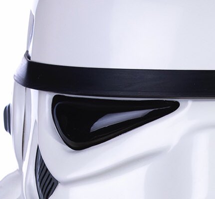 Regardless which you buy there’s two types of helmet. There’s the one you see all over Star Wars and these are known as ‘stunt helmets’ (1st pic) Then there are the ones you seen in close-ups (when Luke and Han disguise themselves as Troopers) these are Hero helmets (2nd pic)