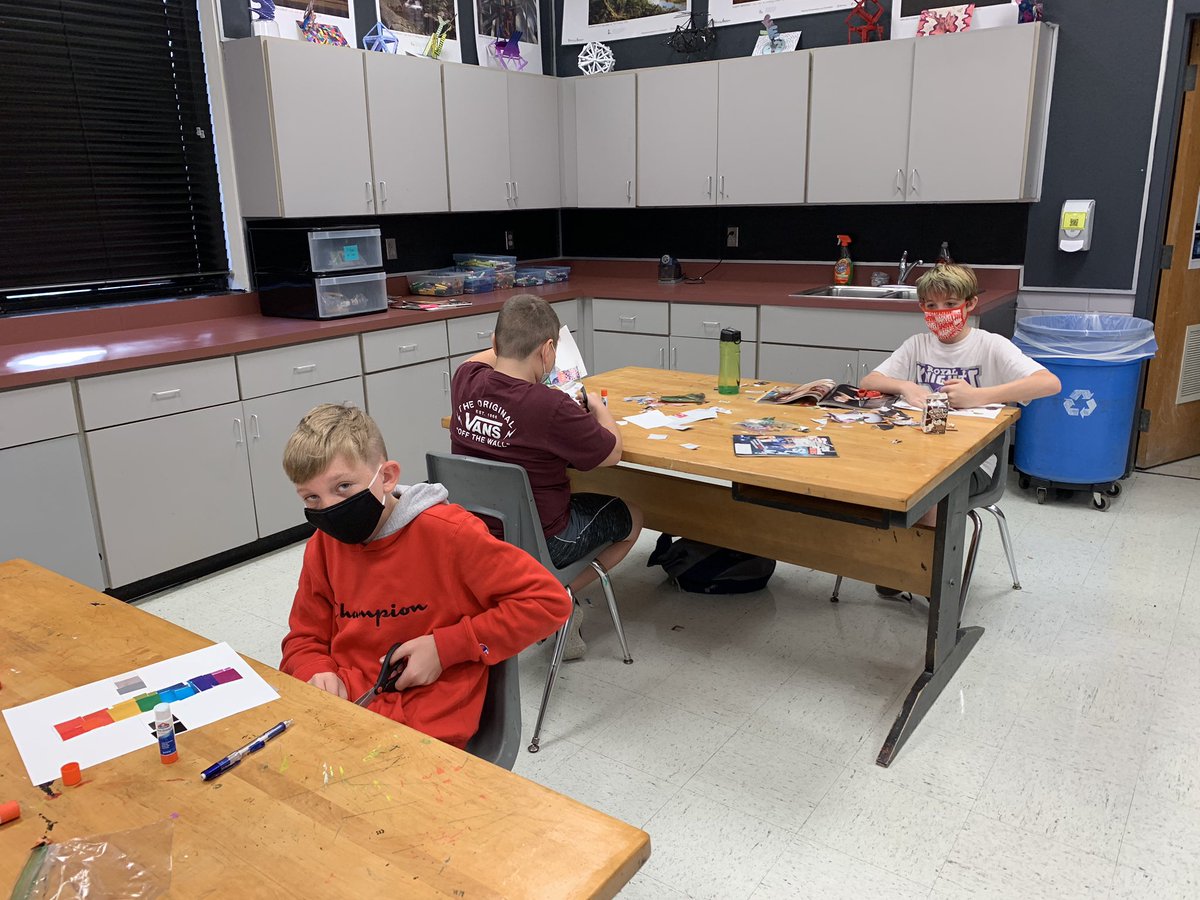 nvicchia1's tweet photo. Working on collages in art @RRMSRoyalKnight https://t.co/6hnv7JKxWA