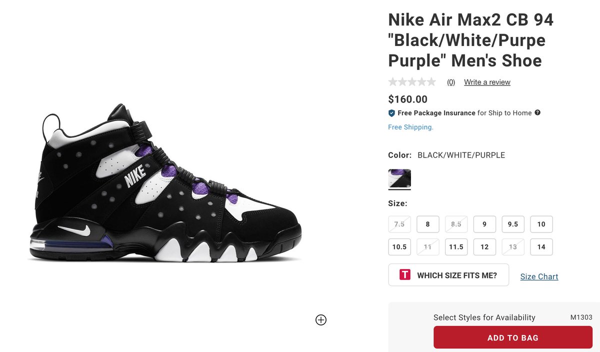 nike air 27 black and purple