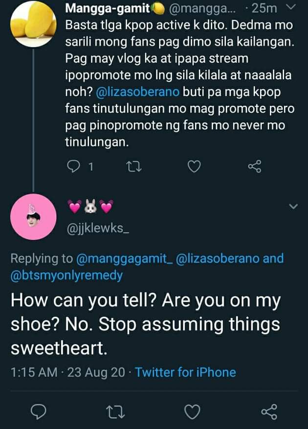 Ok this was sent to me by someone who reached to me. The way she answered is just not it I mean if she's really ate liza it's not like that if she's going to answer someone