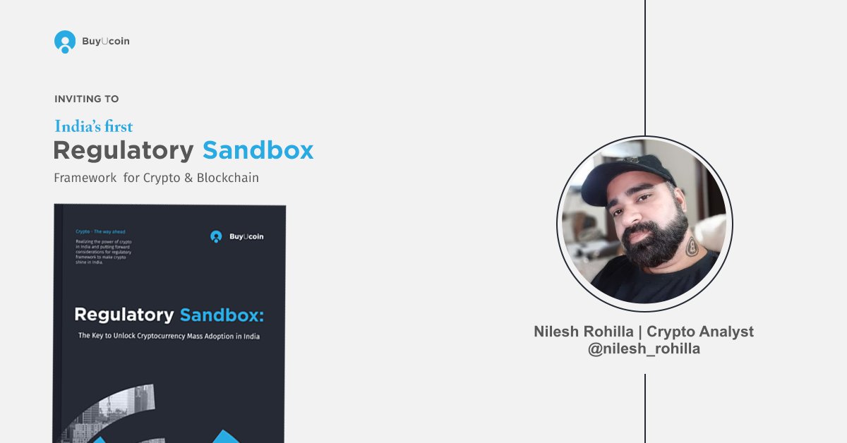 xyzabcma's tweet photo. Hey, I'm participating as Sandbox Ambassador in collaboration with industry experts to prepare documentation abt the Crypto &amp; Blockchain Regulatory Sandbox Framework in India and @nilesh_rohilla Can I include your perspective? #Isupportregulatecrypto #btc
https://t.co/nW4Wgou5uV https://t.co/rSpRrCKsxL