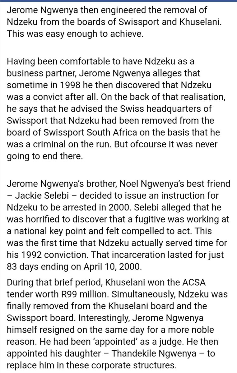 Anyway, here's a brief history of Mr Ndzeku and why his performance yesterday was absolutely on character.A thread. #StateCaptureInquiry #ZondoCommission