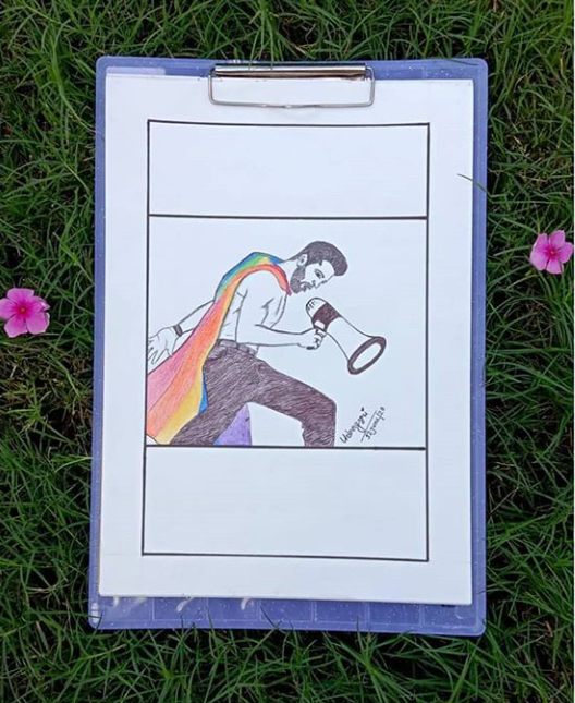 Udangsri_b's tweet photo. || LOUD AND PROUD || .
.
What is straight? A line can be straight, or a street, but the human heart, oh, no, it's curved like a road through mountains....
.
||LET EQUALITY TRIUMPH|| 🏳️‍🌈
.
.
#loveislove🌈 #subhmangalzyadasaavdhan
#ayushmankhurana #jitendrakumar #rainbowvibes🌈 https://t.co/XVnK0qhZxJ