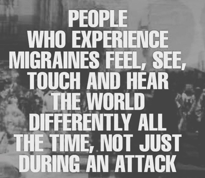Migraineurs see the world differently. Your condition makes you unique.
#migraine #migraineawareness #migrainerelief #migrainetherapy #migrainessuck