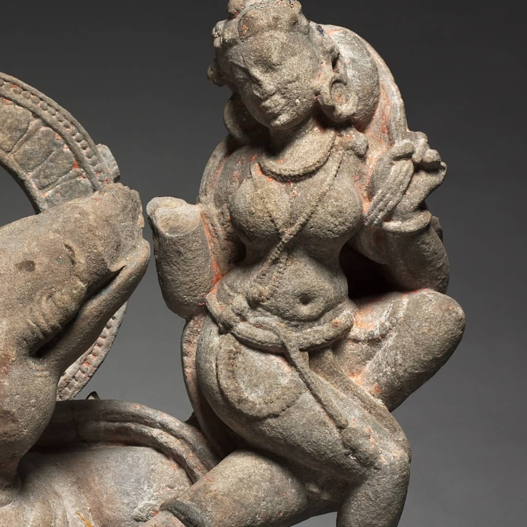 Varaha incarnation of Vishnu8th-9th centuryVaraha is the 3rd incarnation of God Vishnu in the form of boar. In various texts, specially Puranas, he is described as a God who saved Bhudevi (the earth) from demon Hiranyaksha who is said to have hid goddess in primordial waters.