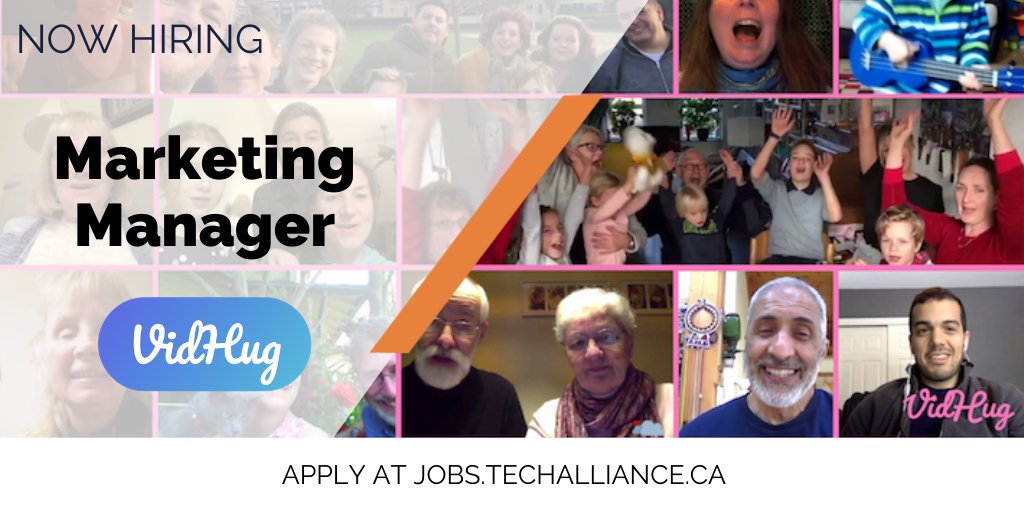 TechAlliance's tweet image. During these difficult times, @vidhugcom has helped bring people together in celebration and joy. Jump on board as the Marketing Manager to help this startup achieve next-level growth.

jobs.techalliance.ca/job/vidhug-2-m…

#ldnontjobs #SWOntjobs