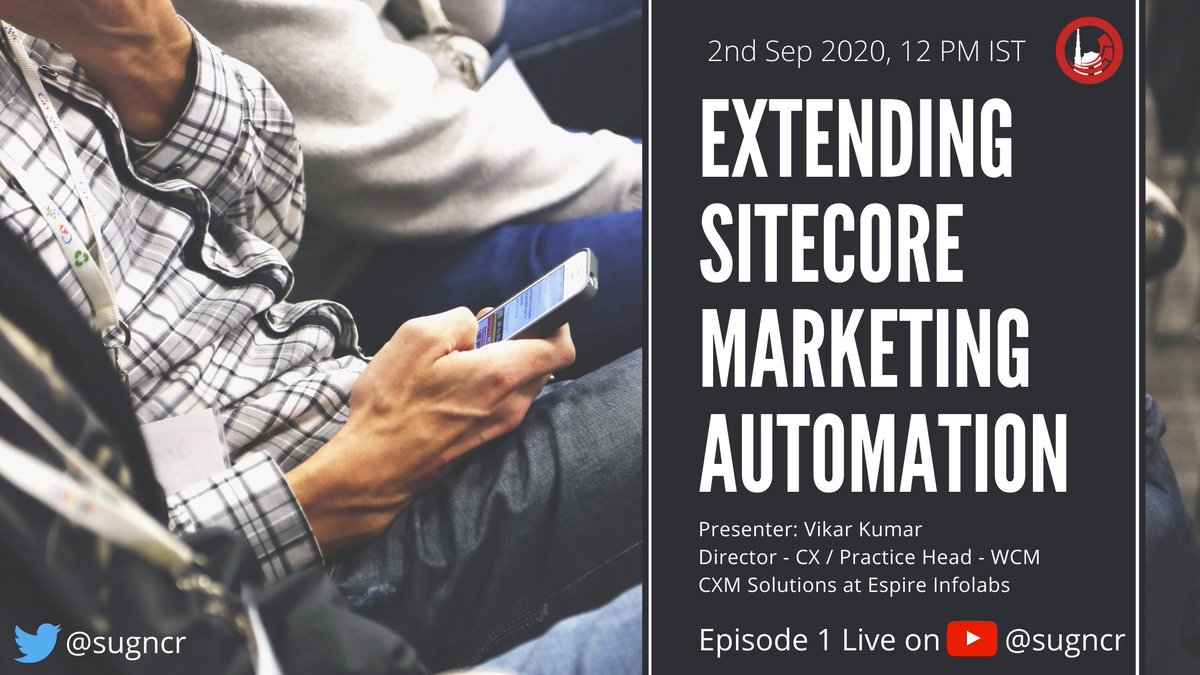 Talking to Vikas how his team extended the #sitecore #marketing #automation using #azure #functions and pushed the #ootb boundaries to address customer needs. Join the conversation on 2nd Sep, 12 PM IST here youtube.com/watch?v=wGi2Rm…