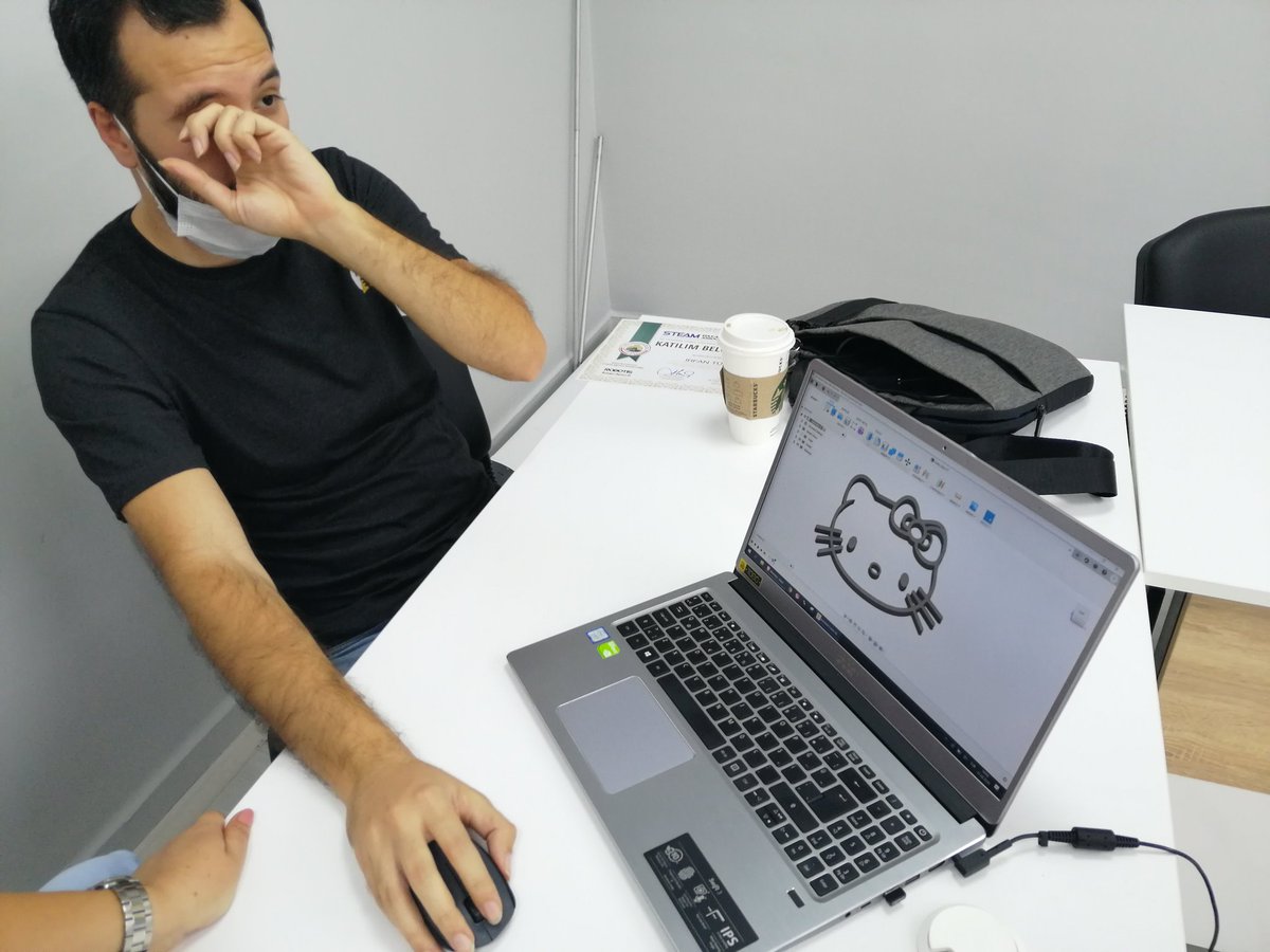 inamli's tweet image. Yenep çerçevesinde Afyonkarahisar İl Milli Eğitim Müdürlüğü ile ortak organize edilen Fusion 360 3D Tasarım Eğitimi 4. gününde... #robotis #robotsepeti #zaferkatr33 #yenep #kendinyap #afyonilmem #AfyonValiligi #gokmen_cicek_