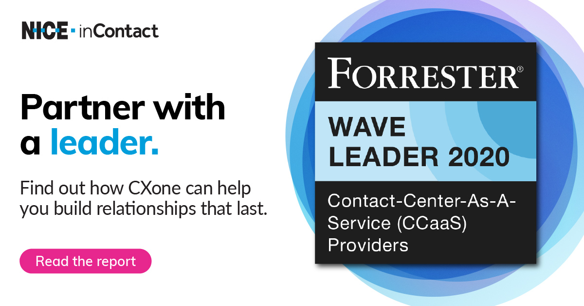 windsortanner's tweet image. Who can help you modernize your #contactcenter? The independent analysis in this report has your answer. Download the @forrester Wave™: Contact-Center-As-A-Service (CCaaS) Providers, Q3 2020 evaluation.
okt.to/74aNer