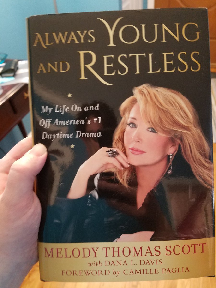 Look what came in the mail! Looking forward to reading this! Thank you for sharing your story @MelodyThomasSco #AlwaysYoungAndRestless #YR