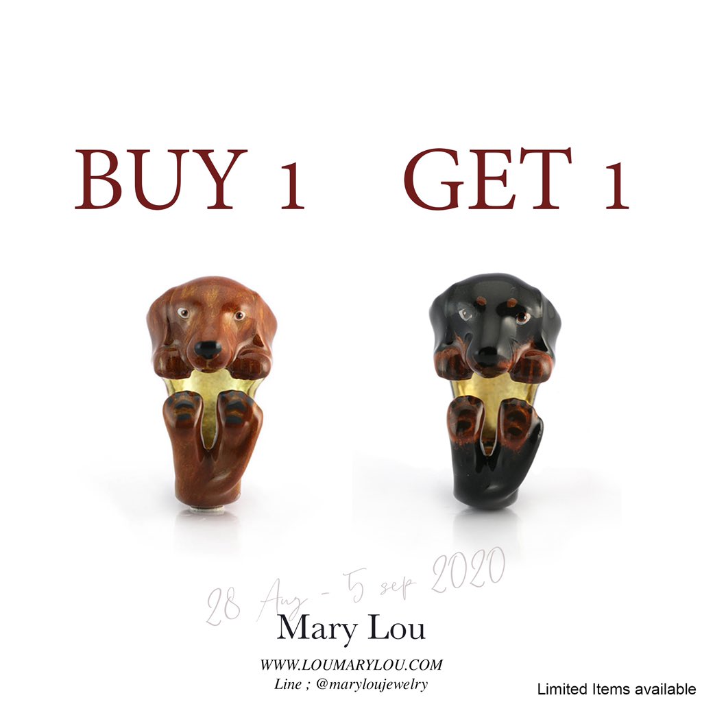 MaryLouJewelry's tweet photo. BUY 1 GET 1 FREE! Promotion 
Visit our website https://t.co/iU1AiOBjGy
Code : MLBUY1GET1
28 Aug-5 Sep 2020 https://t.co/E9AujYJqNf