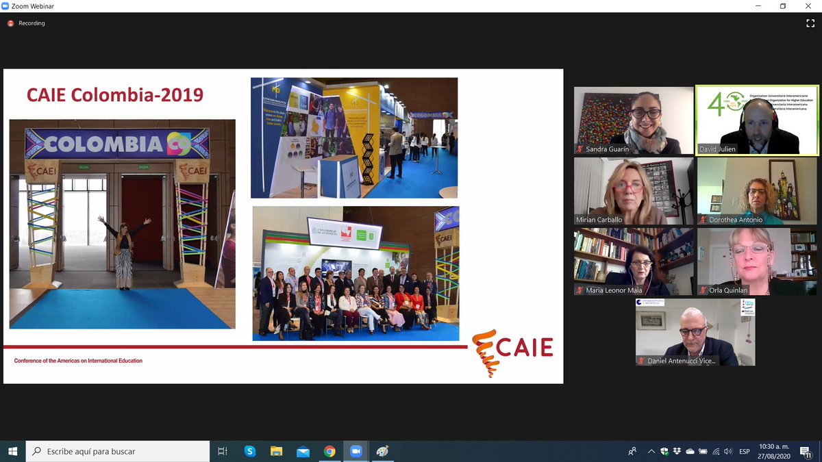Llegamos al último encuentro de nuestras sesiones plenarias. Panel sobre las alianzas de RCI con <a href="/WereNIEA/">NIEA</a>, <a href="/ouiiohe/">ouiiohe</a> y @fiesa2021. #LACHEC2020, la conferencia más importante de la región en Educación Superior.