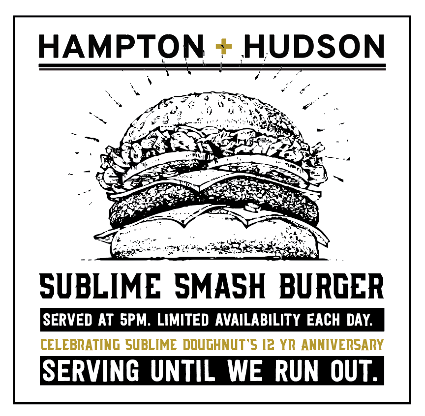 <a href="/SublimeDoughnut/">#SublimeDoughnuts</a> is celebrating their 12 year anniversary! Billy Streck and Billy Kramer (founder of the <a href="/nfaburger/">NFA Burger</a> and <a href="/billysburgers/">BillysBurgers - Atlanta based</a>) are recreating the extremely popular "Sublime Smash Burger” for THIS week only! ⁠(*Limited Burgers each day, first come first serve)