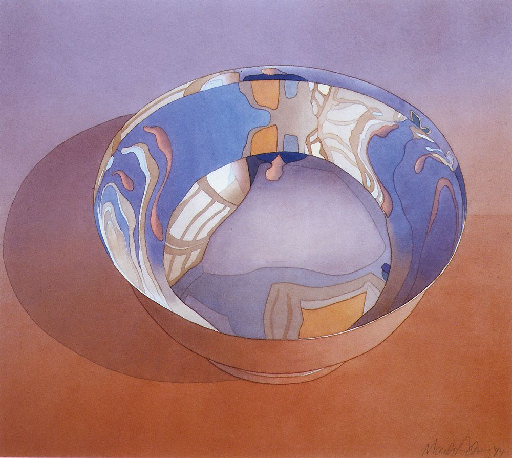 domesticetch's tweet image. Watercolor still lives by Mark Adams