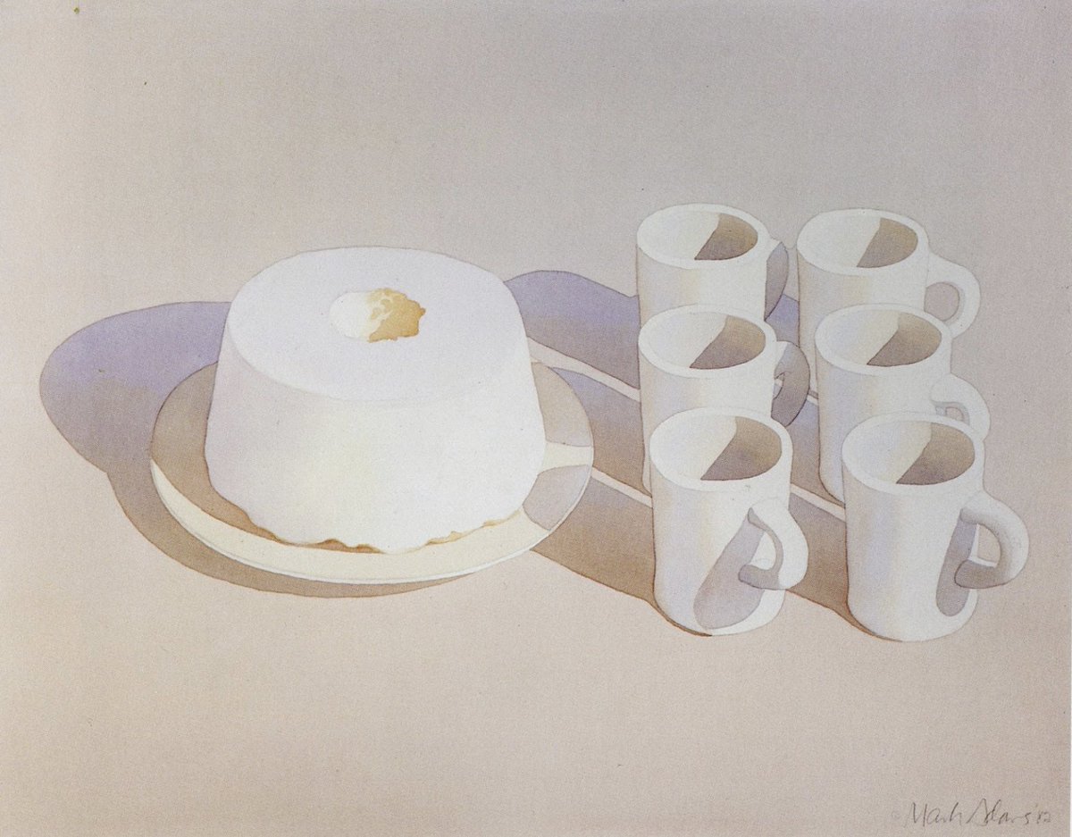 domesticetch's tweet image. Watercolor still lives by Mark Adams