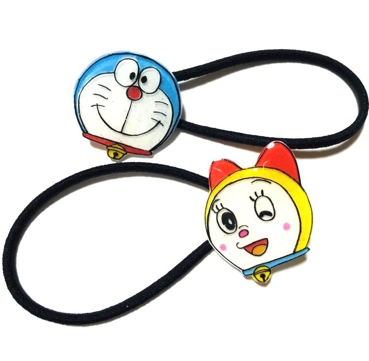 キャラクターヘアゴム 並べると可愛い ヘアゴム プラ板 レジン ハ あさみ のイラスト