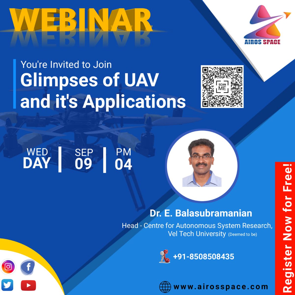 airosspace's tweet photo. Register for free and Know more about drones.

Glimpses of UAV and it's application

Registration link:
https://t.co/4xVa1NvjON

#drones #webinar #dronesoftware #droneautomation #technology #AI #airosspace #freewebinar #knowledge #gis #mapping #uav https://t.co/d7EIT75RuI