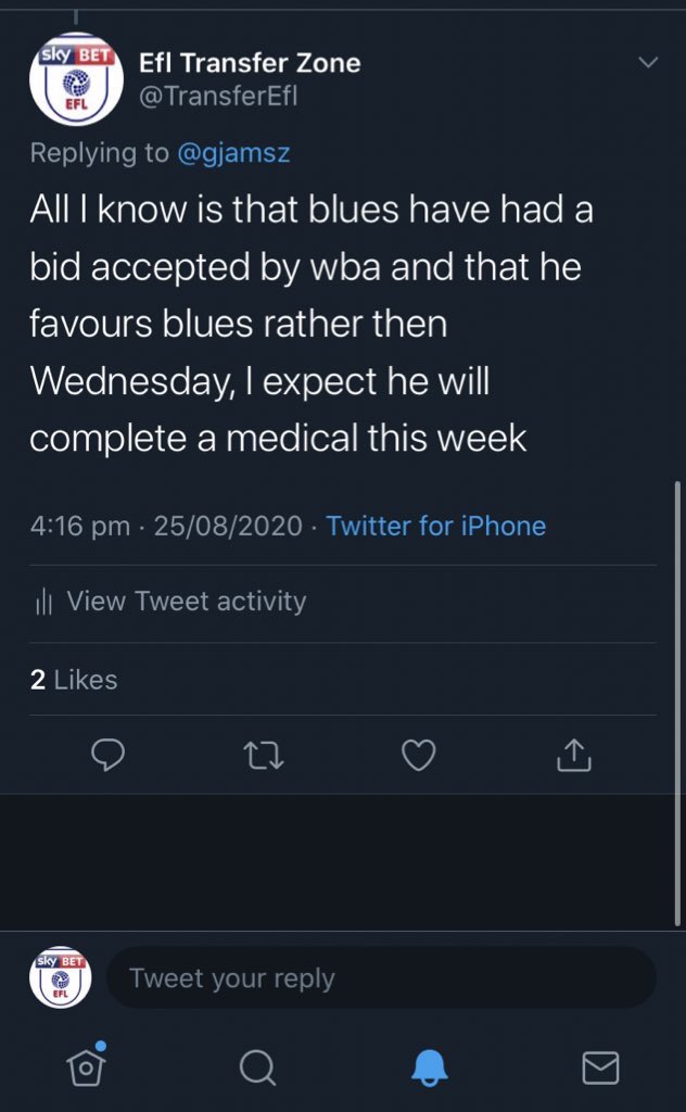 TransferEfl's tweet photo. As I expected a couple of days ago and now sky confirming that Leko is undergoing a medical at Birmingham city #bcfc https://t.co/T4sktI7nUY
