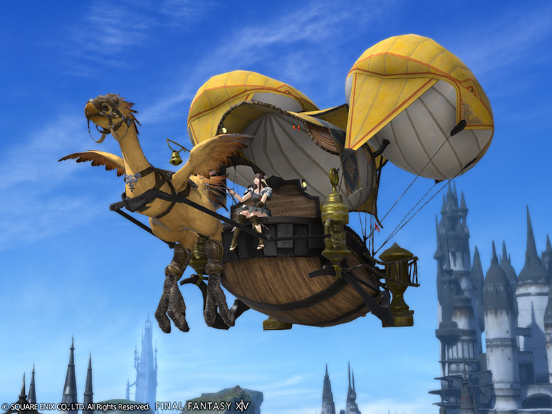 DoShin94's tweet photo. @MeoniYouTube THIS IS TOO EXCITING

 This mount can be ridden by four players together in a party.

 Unique music will play when riding this mount. https://t.co/kmclhvCeEw