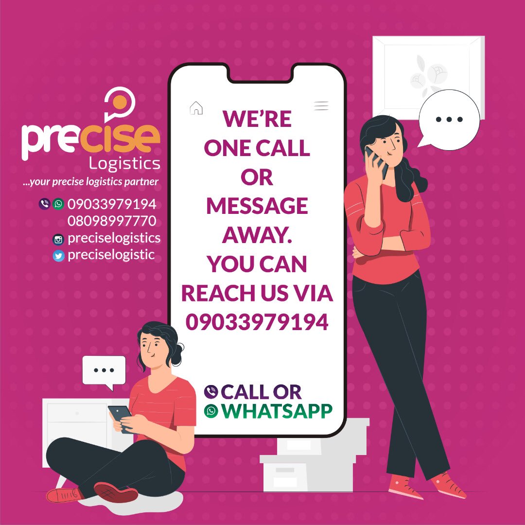 PreciseLogistic's tweet image. Do you need to send packages from one place to another in Lagos?

Let's help you handle your deliveries.

Please send us a DM to book a rider.

#PreciseLogistics #Lagos #LagosLogistics #Delivery #SmallBusiness #ThursdayThoughts #Island #Mainland #ThursdayMotivation
