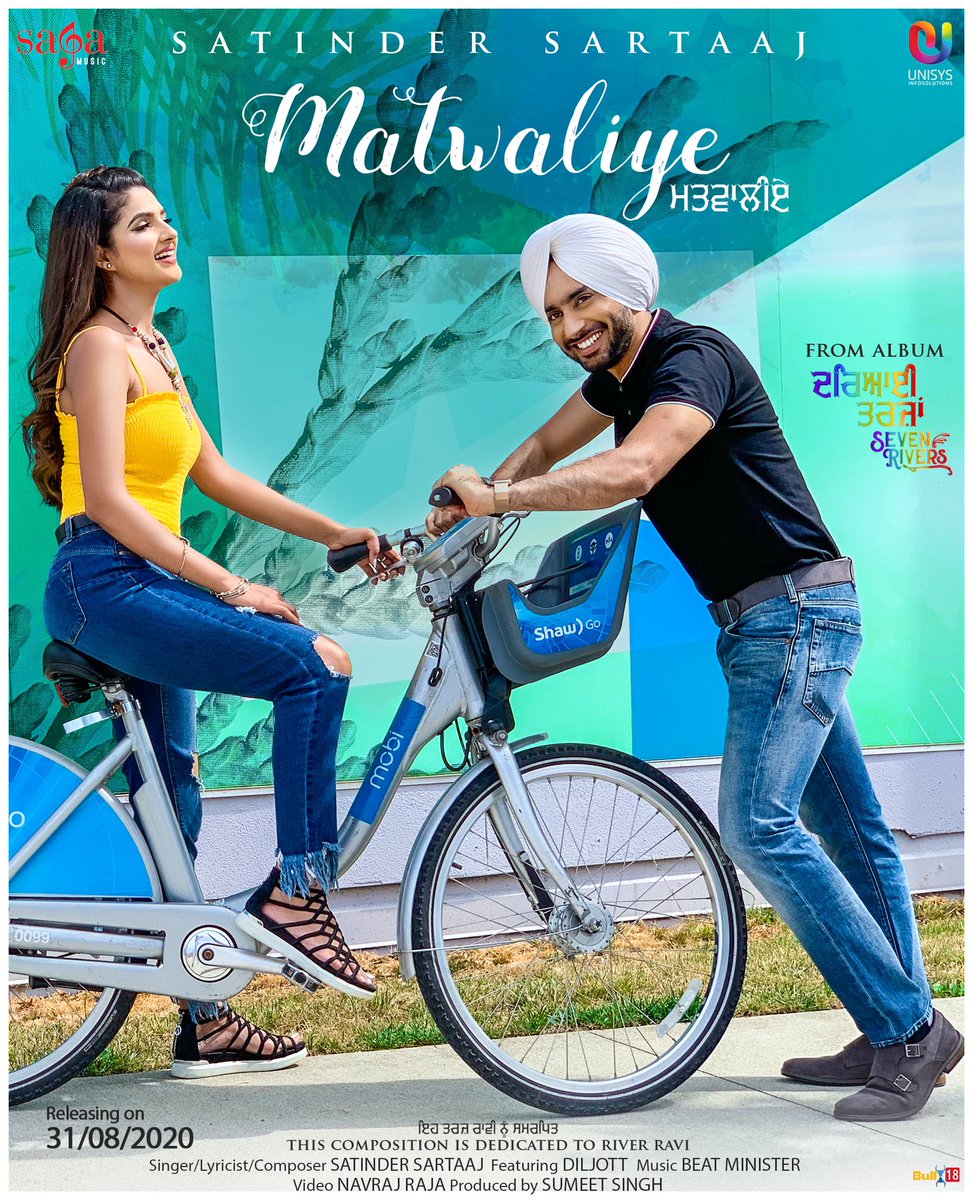 SufiSartaaj's tweet photo. 😇#Matwaliye ਮਤਵਾਲੀਏ Releasing on #31stAug😉Continuation of the #Album #SevenRivers🌊This composition is dedicated to River Raavi @Saga_Hits @beatminister #NavrajRaja @diljott @Spotify
ਚਲੋ ਦੋਬਾਰਾ ‘ਦਰਿਆਈ ਤਰਜ਼ਾਂ’ ਦਾ ਸਿਲਸਿਲਾ ਸ਼ੁਰੂ ਕਰਦੇ ਹਾਂ..ਇਹ ਤਰਜ਼ ਦਰਿਆ ਰਾਵੀ ਨੂੰ ਸਮਰਪਿਤ🙏🏻 #Sartaaj🎼 https://t.co/8FFOvb24hk