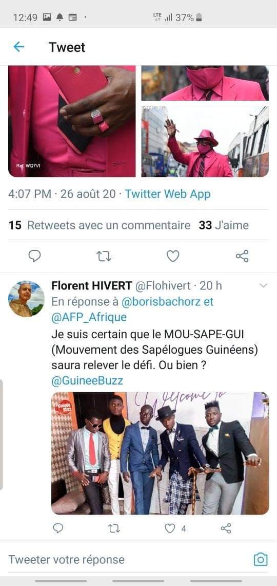 DomMedias's tweet image. #BuzzMode
Le mouvement des sapeurs guinéens @Mousapeguiofficiel #Mousapegui dont la notoriété dépasse les frontières du pays, fait actu le buzz sur Twitter suite à un reportage de #AFD l&apos;agence française de développement ⤵️🆕️