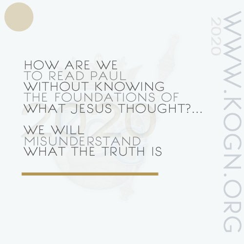 KOGNetwork's tweet photo. How are we to read Paul without
knowing the Foundations of
what Jesus thought?...
We will misunderstand
what the Truth is
.
Learn More at https://t.co/pExViTgozu
#God #Life #Themes #GodThemes #Kingdom #Truth #KingdomTruth #KingdomOfGod #Network #KevinAlexander #KAM #Culture https://t.co/J1Vn77AIM0