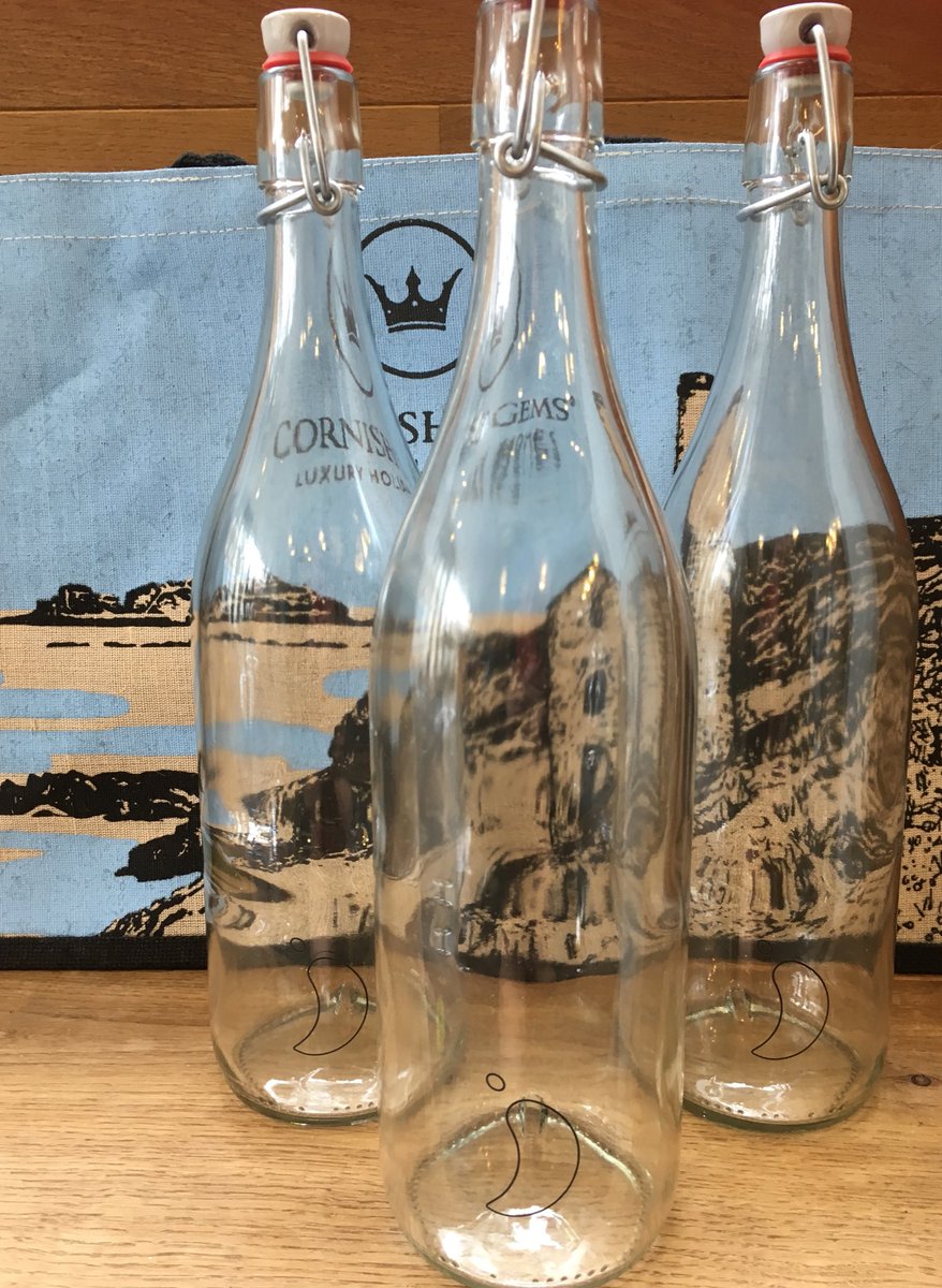 New in store the #glasswaterbottle from #chillys just £7.49 #stivesshop