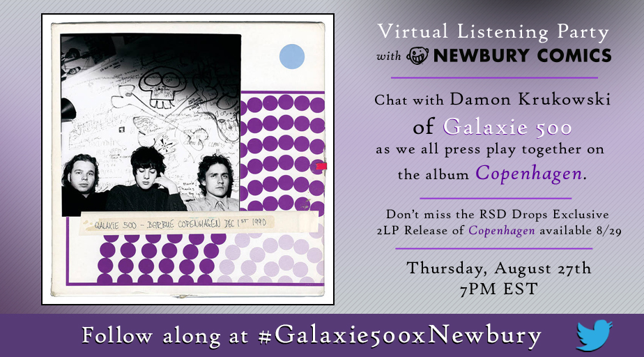 Newbury Comics We Can T Wait Let S All Chat With Damon Of Galaxie 500 As We All Give Copenhagen A Spin At 7pm Edt Tonight Use Hashtag Galaxie500xnewbury To Ask Questions Newbury Comics We Can T Wait Let S All Chat With Damon Of Galaxie 500 As We All Give Copenhagen A Spin At 7pm Edt Tonight Use Hashtag Galaxie500xnewbury To Ask Questions