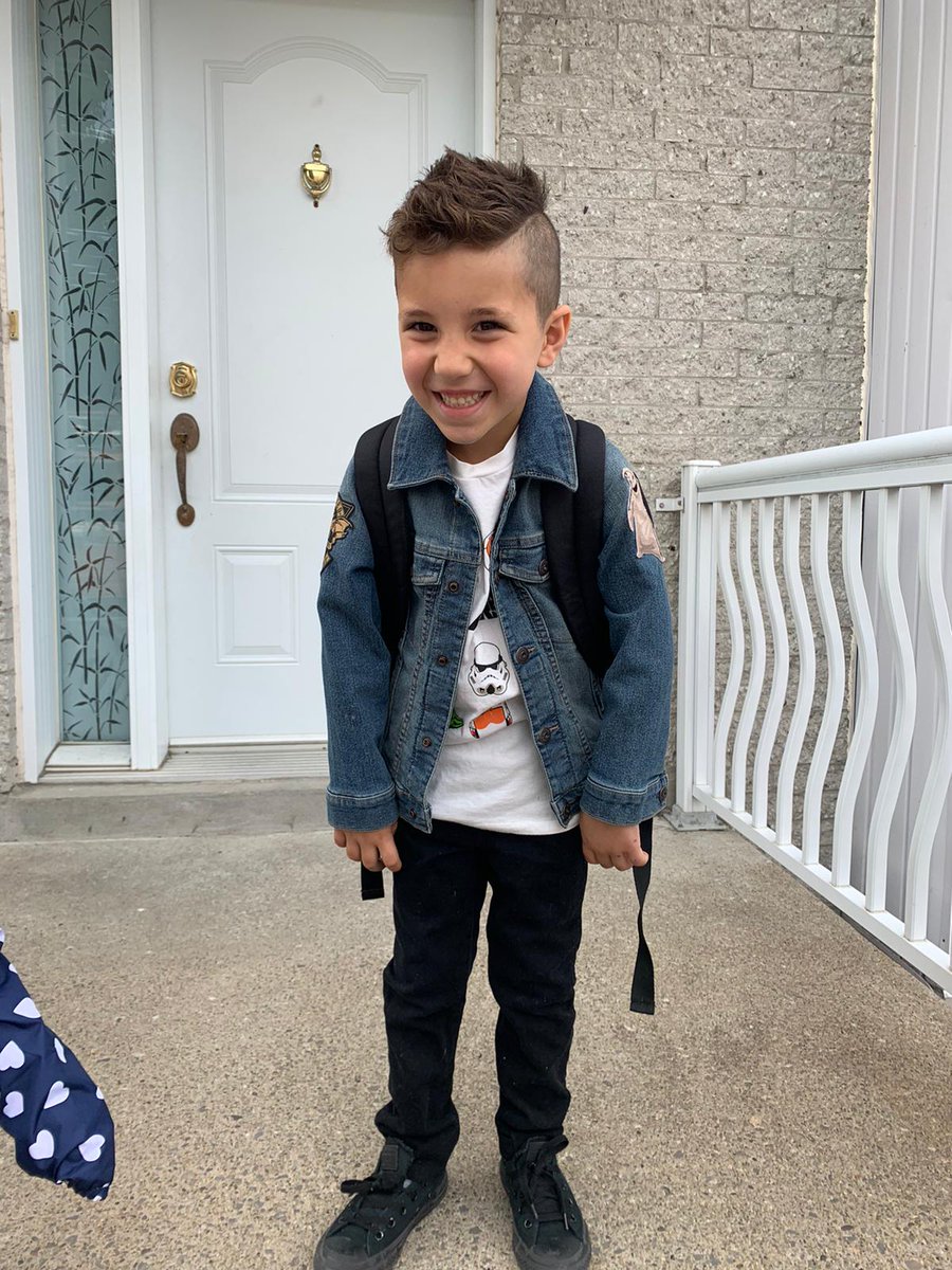 sdibacco's tweet photo. Little mans first day of school, thanks @OldNavyCA 😍😍 https://t.co/r5K89AqXL1