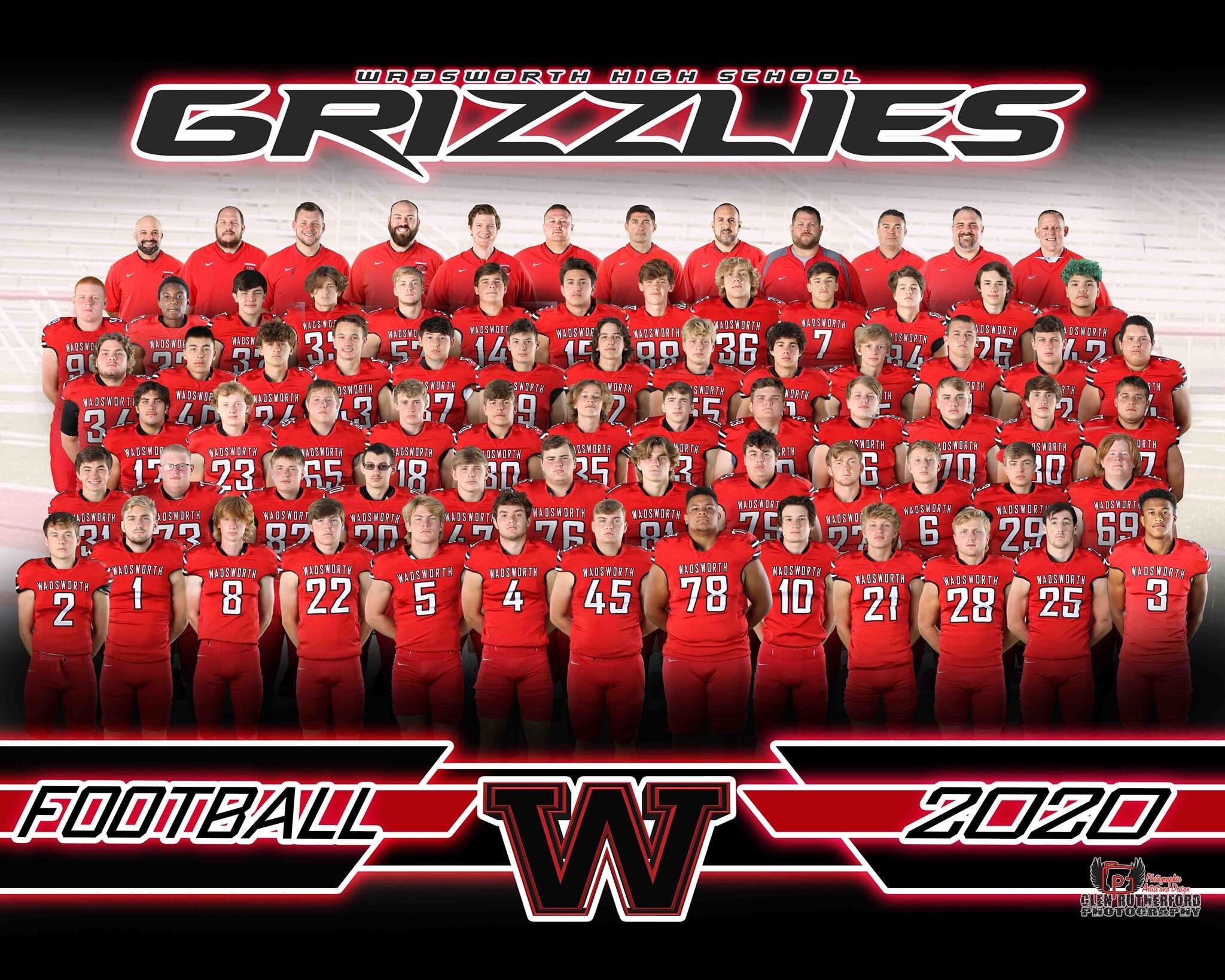 Wadsworth Football on Twitter "Your 2020 Wadsworth Grizzlies! We are