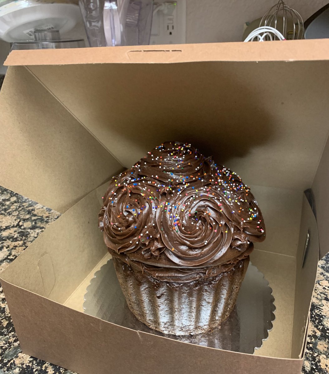 GinaluvzNYY's tweet image. Last night’s cakes 🧁 
#CupcakesAf 😁

#LemonCupcakes #GiantChocolateAndChocolateCupcake