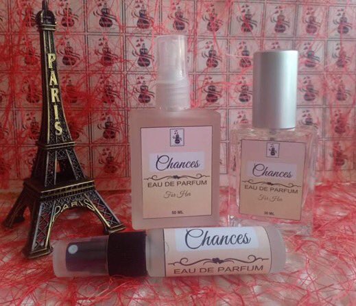 MBPerfume's tweet photo. New scents out 

CHANCES inspired by Chanel chance 

#eaudeparfum
#perfume https://t.co/EfMELElaFq