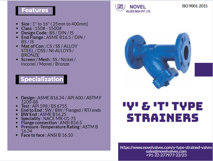 Novelvalves's tweet photo. Valve #11 'Y' &amp; 'T' Type Strainer
Industrial valves manufacturer India
https://t.co/ji92whWxyw 
#novelvalves #valves #valve #industrial #industrialvalves #Ytypestrainer #Ttypestrainer https://t.co/9rp38AMBa8