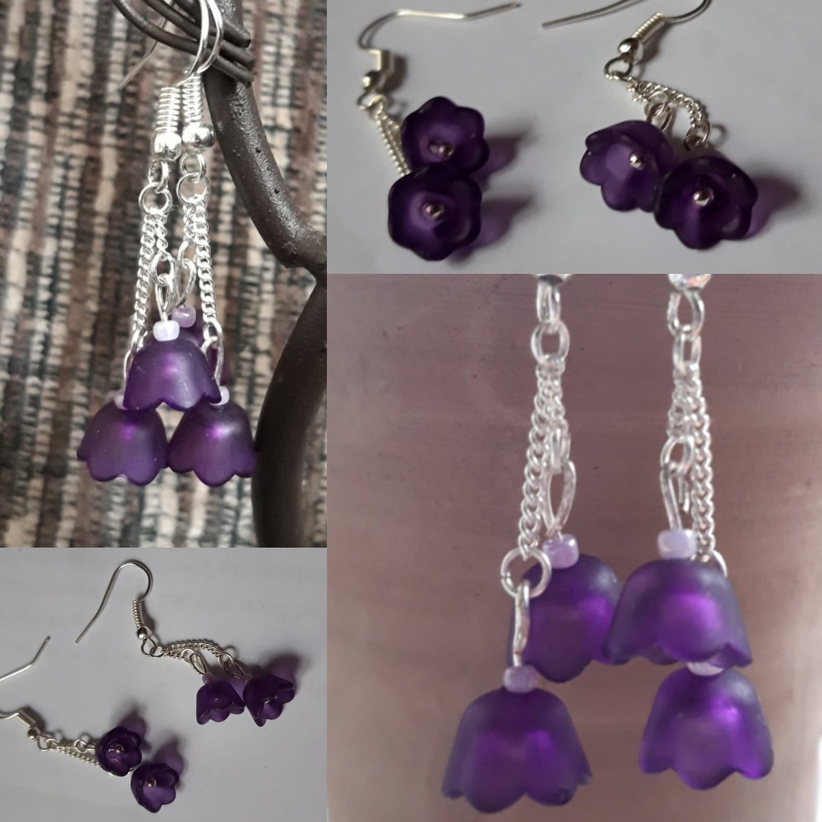 PHandmadeitems's tweet photo. Some lovely purple flower and chain earrings. Aren't they gorgeous?!?!
Only £7 including postage.
https://t.co/t267uUFZQv

#purpleearrings #flowerearrings #purplejewellery #flowerjewellery #sweetandsimple #newin https://t.co/KmpVUYIq3I