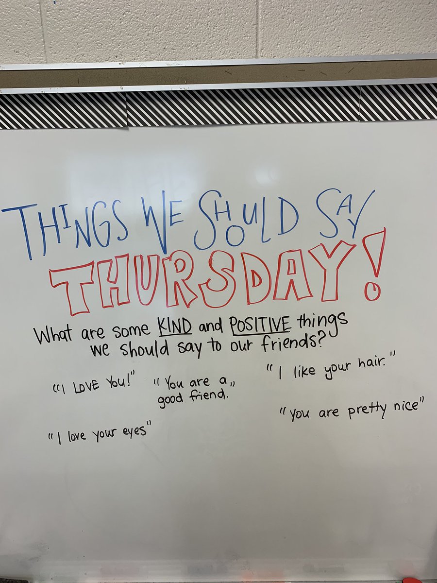 MissStevens20's tweet photo. I have such KIND and POSITIVE students! https://t.co/KYjqhytCvx